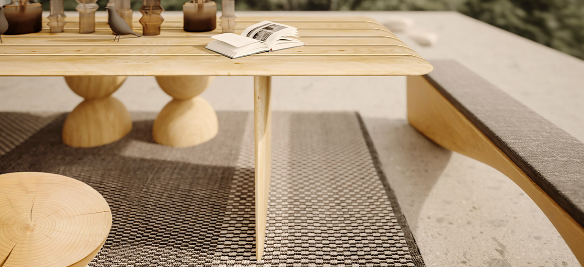 Un design qui met en valeur le matériau